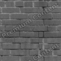 seamless wall bricks bump 0009